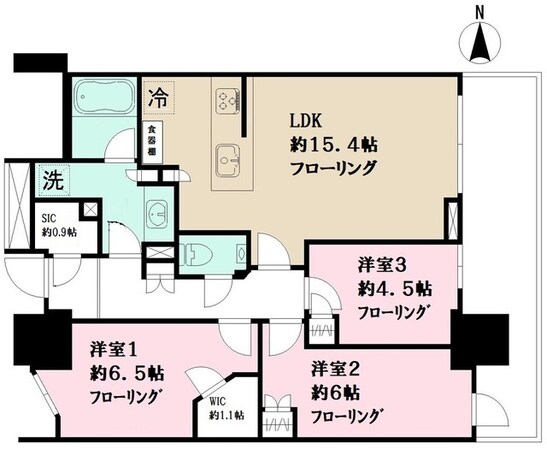 幕張ベイパークスカイグランドタワーの物件間取画像